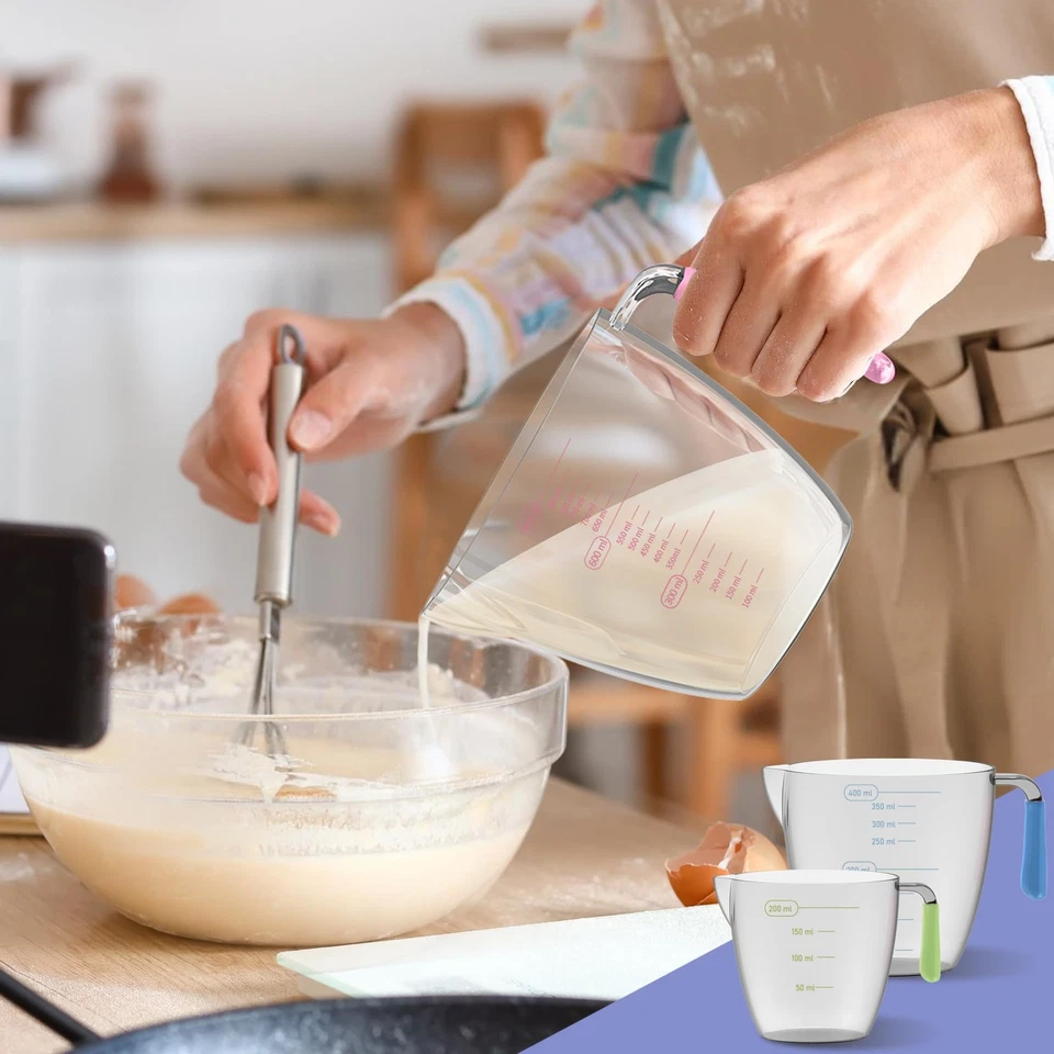 Magnetic Measuring Cups and Spoons Set, 5 Stainless Steel Measuring Cups for ... - Image 4 of 4