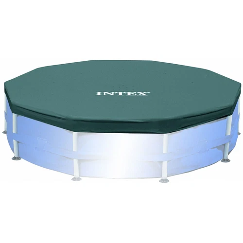 Intex Pool Ladder for 48 Inch Wall Pools & 15' Pool Debris Cover w/ Drain Holes - Picture 7 of 10