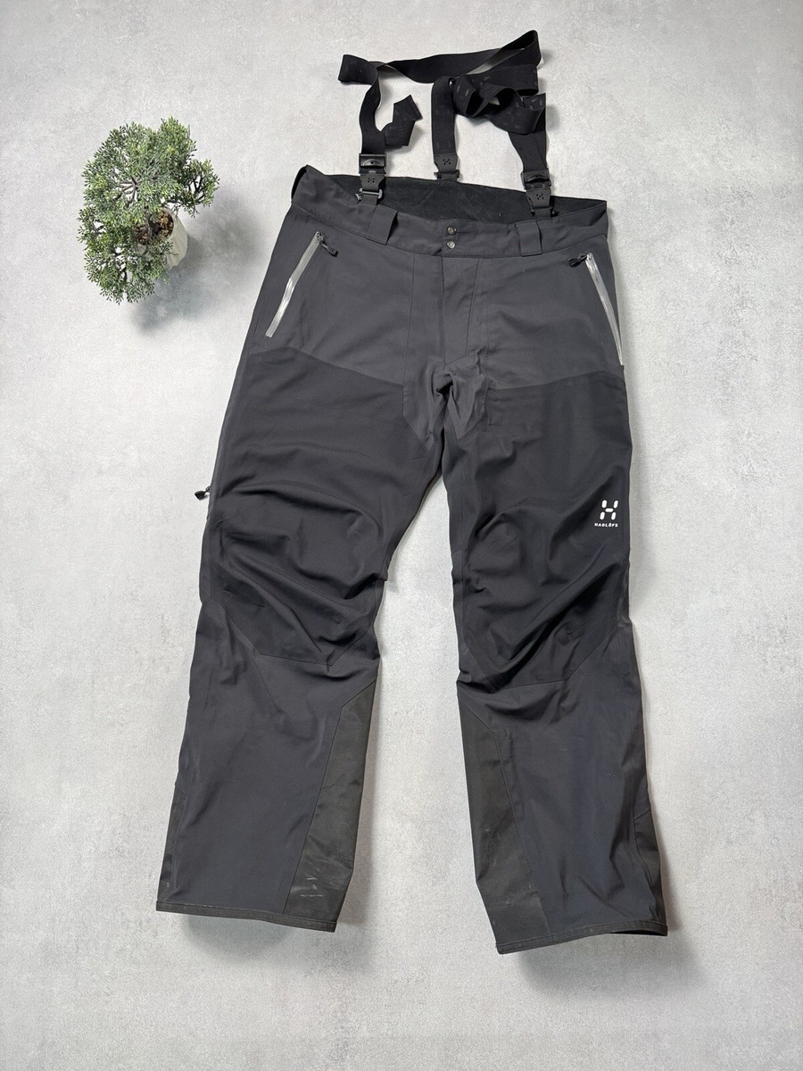Haglofs Couloir II Gore-Tex Ski Pants Men Size XL Black Snow | eBay