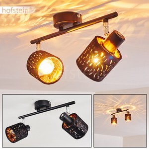 Plafondlampen En Hanglampen Huis Decken Leuchte Retro Spot Schwarz Gold Flur Wohn Schlaf Zimmer Lampe Verstellbar Dailyjfk Com