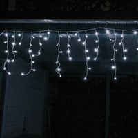 Led Eisregen Lichterkette 480Er 12M Kaltweiß-Weiß Aussen Fhs 12755 Xmas