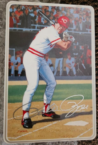 Pete Rose Gartlan Signed Autographed Ceramic Card Limited Edition ##/4192