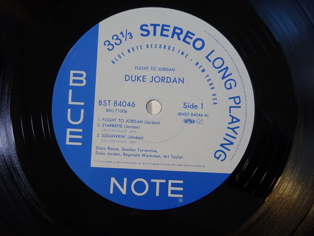 Duke Jordan Flight To Jordan Blue Note BNJ-71006 Japan VINYL