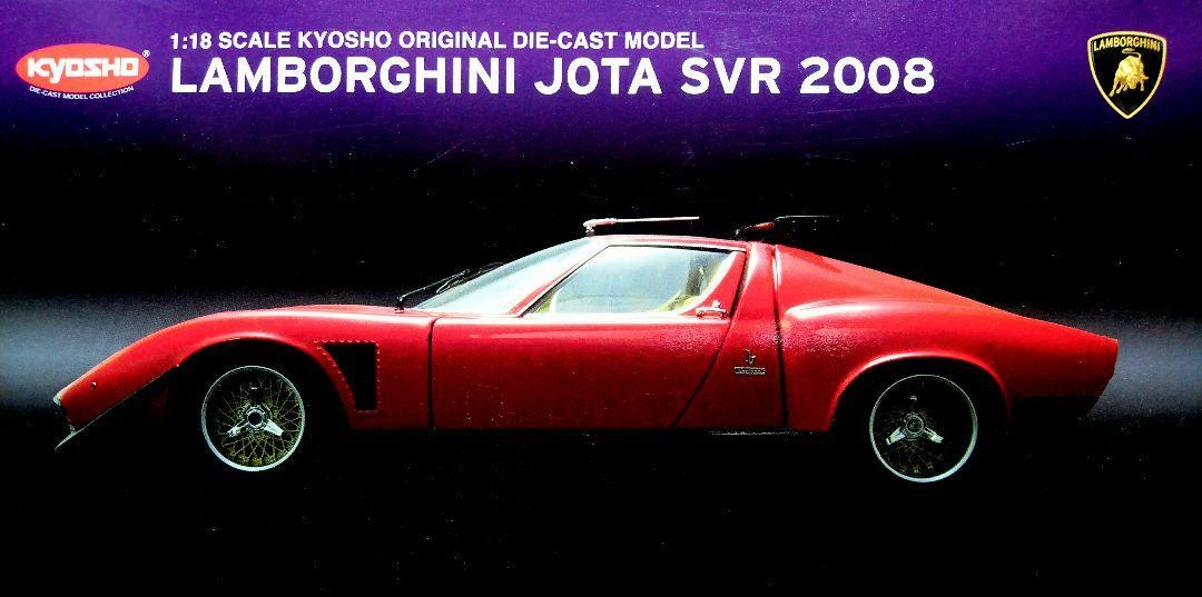 Kyosho 1/18 Lamborghini Jota SVR (interior gold)