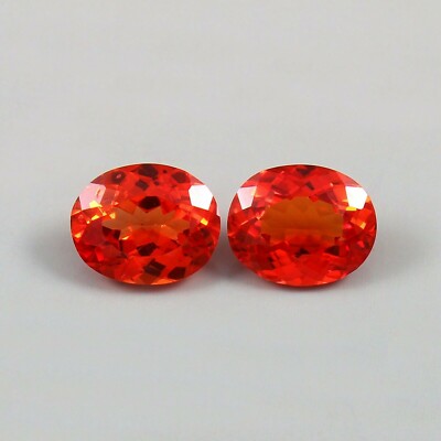 11x9 MM - AAA Natürlich Ceylon Padparadscha Saphir Lose Oval Edelstein Schnitt