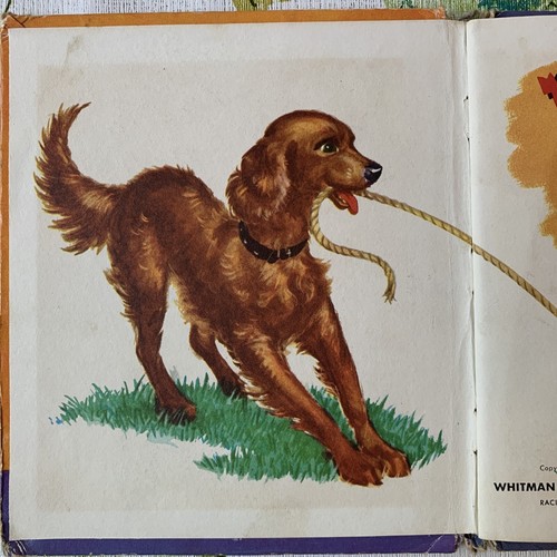 NOBODY'S PUPPY Whitman Tell-A-Tale Book Vintage 1953 - Foto 8 di 12