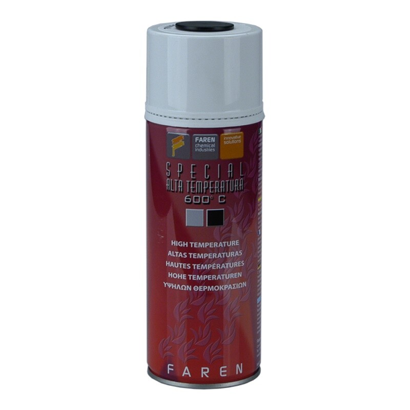 44023 BOMBOLETTA SPRAY ALTA TEMPERATURA 600 GRADI HOT NERO ML. 400