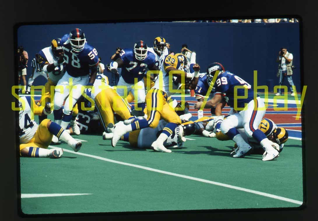 1990 Robert Delpino #39 - Los Angeles Rams - NFL Football 35mm Slide