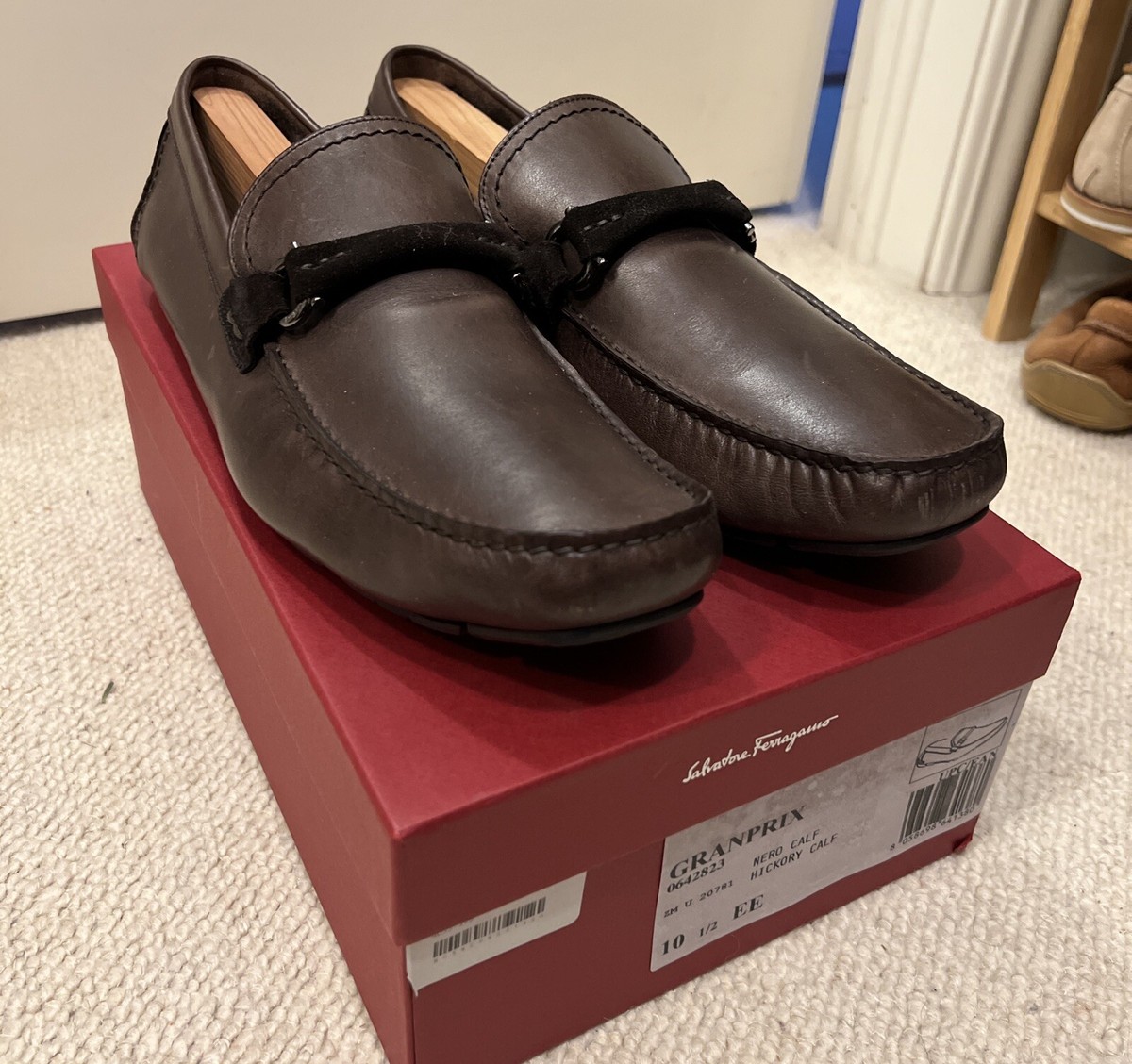 Salvatore Ferragamo GranPrix Gancini Horse Bit Loafers  display picture 1