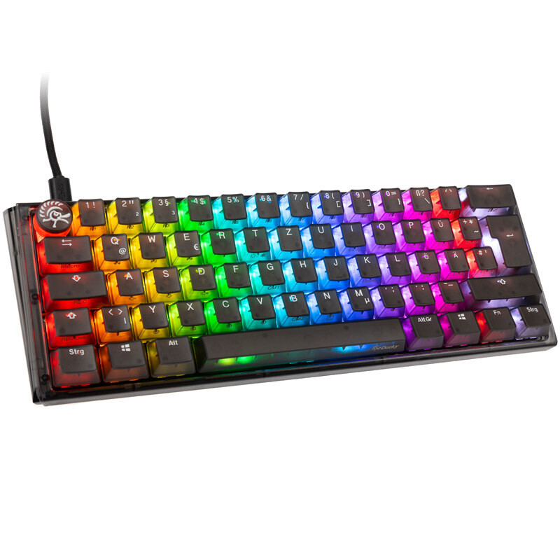 Ducky One 3 Aura Black Mini Gaming Tastatur, Rgb Led - Mx-speed-silver