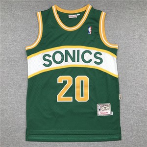 throwback seattle supersonics jersey