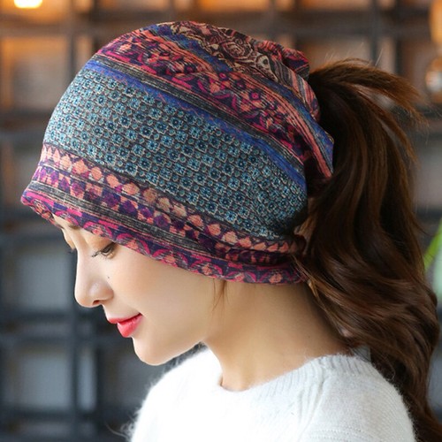 Womens Pile Pile Cap Breathable Turban Chemotherapy Confinement Cap Outdoor Cap` - Picture 11 of 50