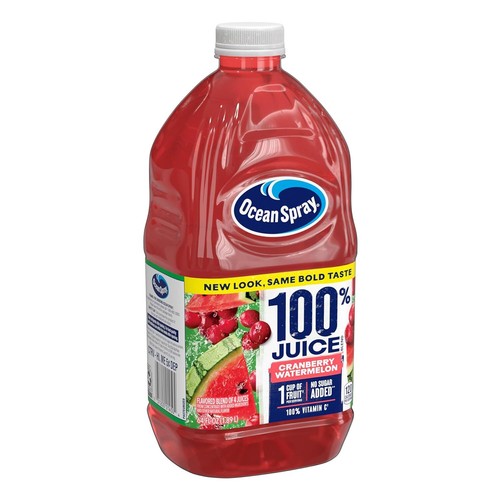 Ocean Spray® 100% Juice Cranberry Watermelon Juice Blend, 64 Fl Oz Bottle (Pack - Picture 10 of 22