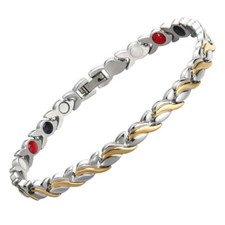 Nice Magnetic Bracelet women 4 Elements Balance Energy Arthritis Pain Relief 8.2