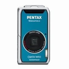 PENTAX Digital Camera OPTIO W60 Ocean Blue 10mg 5x optical zoom OPTIOW60B