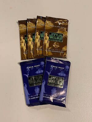 Star Wars CCG Limited Edition Jabba's Palace A New Hope Booster Packs Sealed New