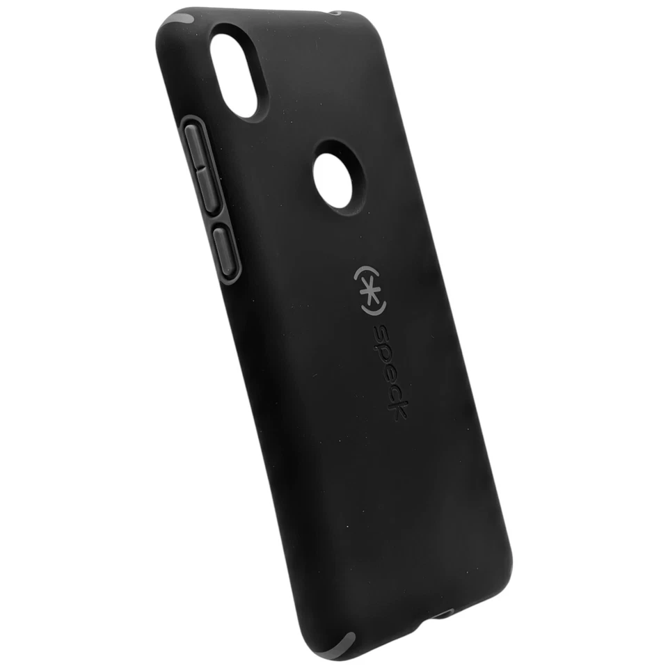 Funda Speck Impact Hero para Alcatel Axel delgada cubierta de goma - negra Foto 3 de 4