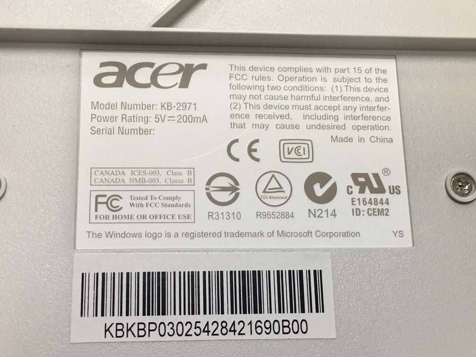 NEW BUDGET GAMING KEYBOARD!! | Acer KB-2971 PS2 "Like Mechanical Switches" - Image 3 of 4