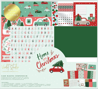 Violet Studio Home For Christmas Karten basteln Kompendium