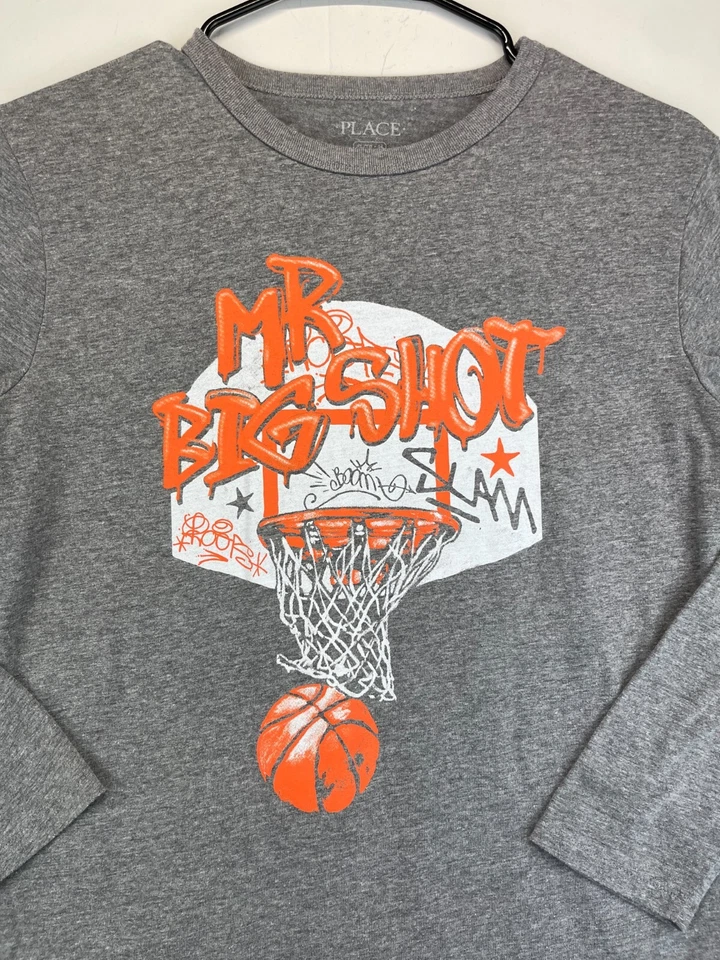 Camiseta A Children's Place - Juvenil XL - Gris - Camiseta Mr. Big Shot (1779) Foto 3 de 4