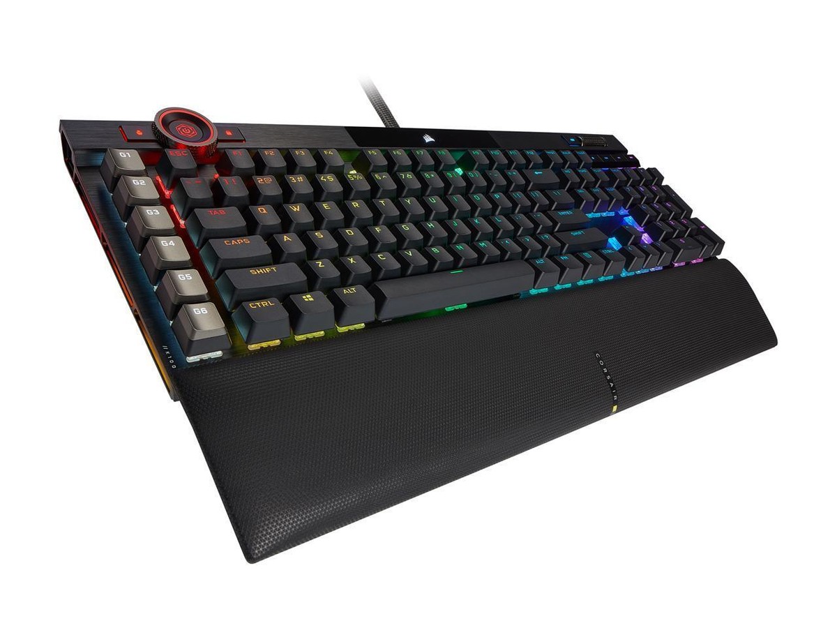 美品 CORSAIR K100 RGB 光学式メカニカルキーボード K100 RGB Optical-Mechanical Gaming Keyboard — CORSAIR OPX Switch