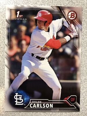 St. Louis Cardinals 2016 Bowman Draft Team Set (8) Carlson Hudson Flaherty
