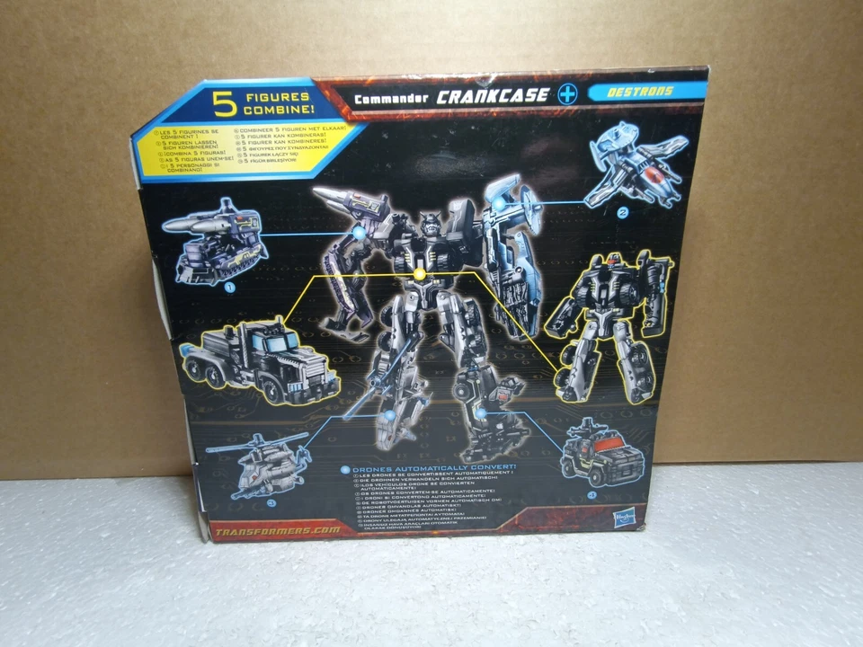 Transformers Power Core Combiners Crankcase Destrons 5-Pack NEW Sealed Hasbro - Image 2 of 4
