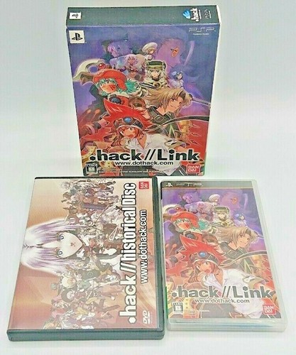 PSP .hack//Link RPG Game w/Historical DVD Disc PlayStation Portable Japanese