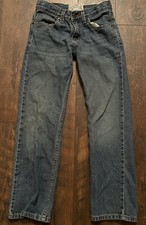 Levi's Girl's Youth Regular Fit Slim Straight Denim Jeans Pants Size 12 Teen