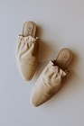 Anthropologie Matisse Vienna Ivory Leather Mule Flats Slip on Sz 7.5 Women — photo 1