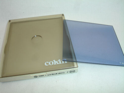 Cokin 025 BLUE Filter with case, P SERIES 80C , coef x 2/3.  No 25 - Picture 1 of 3