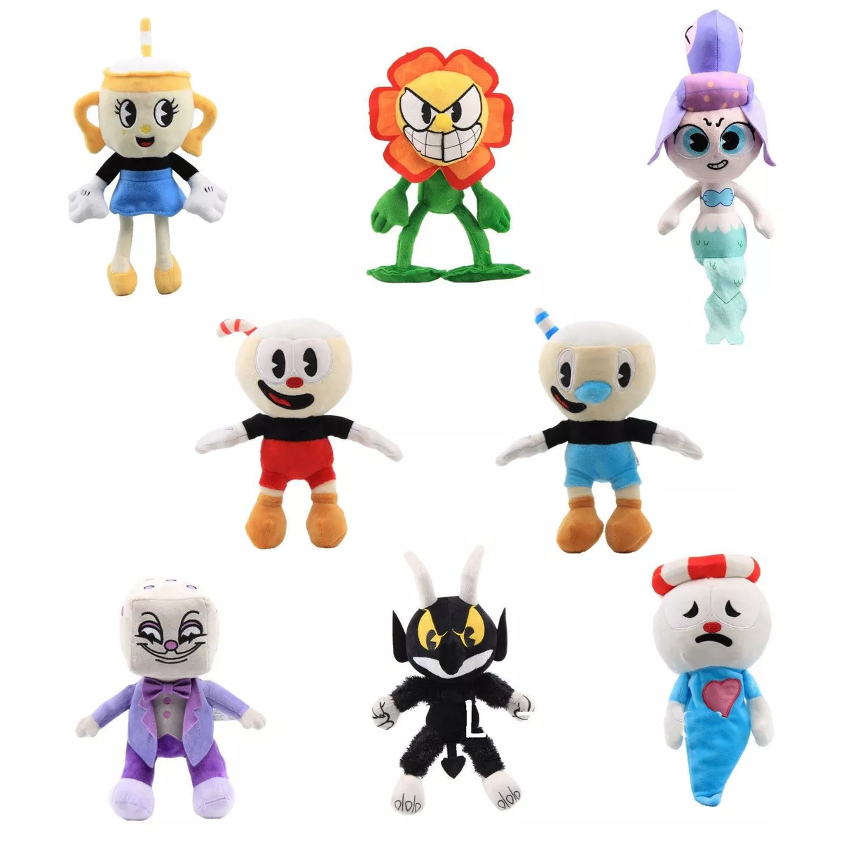 Cuphead King Dice Sitting 9-Inch Plush