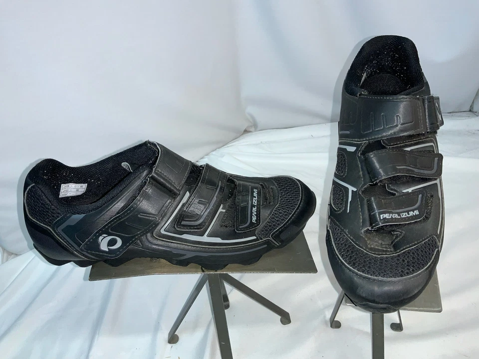 Pearl Izumi Cycling Shoes Sz 11.5 Men EU 45 Black Loop Fastener YGI K1S-27 - Image 2 of 4