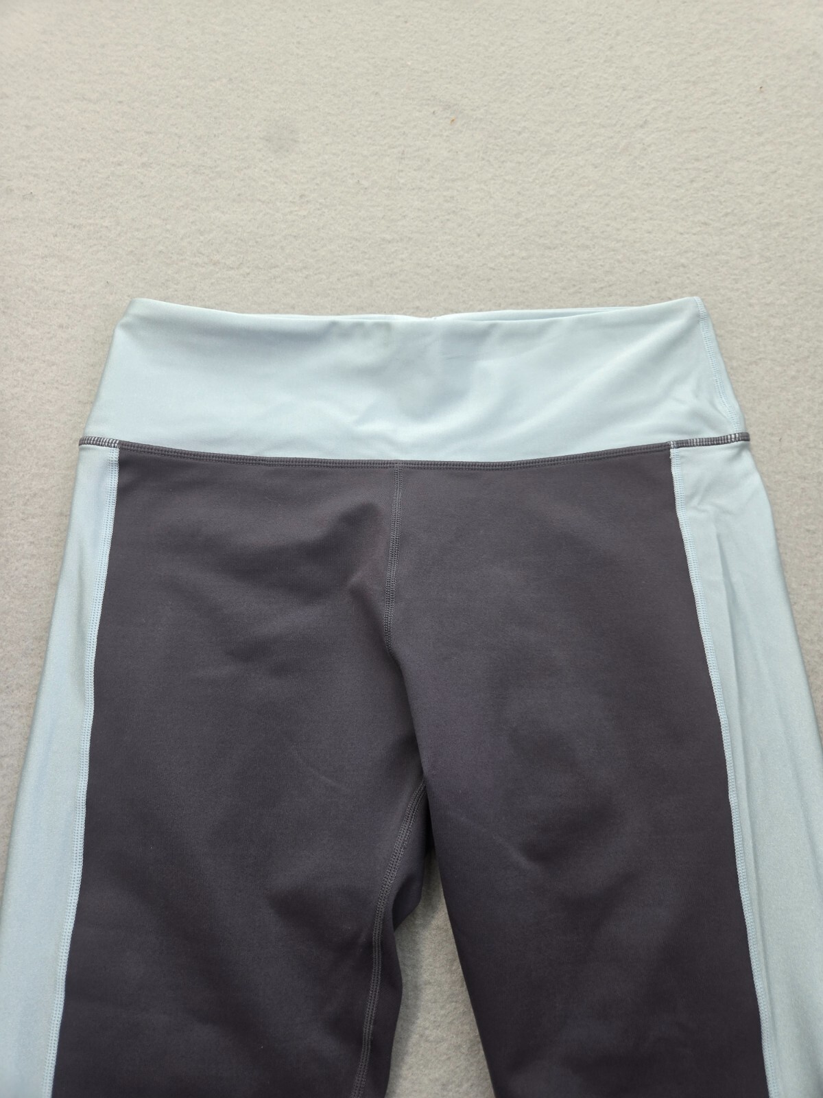 Fabletics VAANI Gray Mint Blue Compression Leggin… - image 2