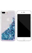 Double Layer Design Bling Glitter Flowing Liquid Floating Sparkle iPhone Case