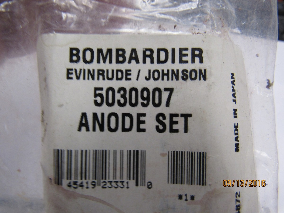 New OEM OMC Johnson Evinrude Zinc Anode 5030907 | eBay