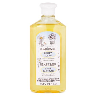 Intea Chamomile Shampoo Hair Lightener for Kids. Shampoo Blonde Highlights 250ml