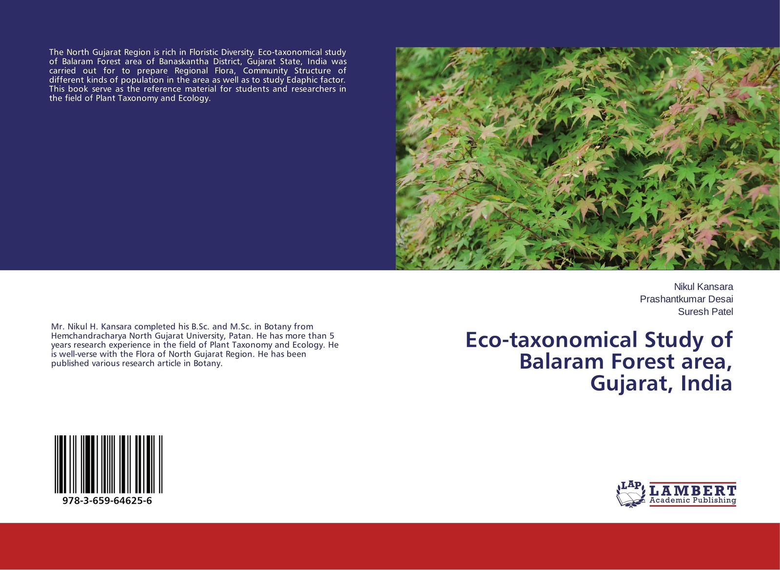 Thumbnail - Nikul Kansara (u. A.) | Eco-taxonomical Study Of Balaram Forest