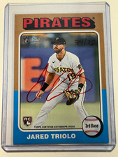 Jared Triolo (Pirates) [Real One Red Ink Auto 74/75] #ROA-JT 2024 Topps Heritage