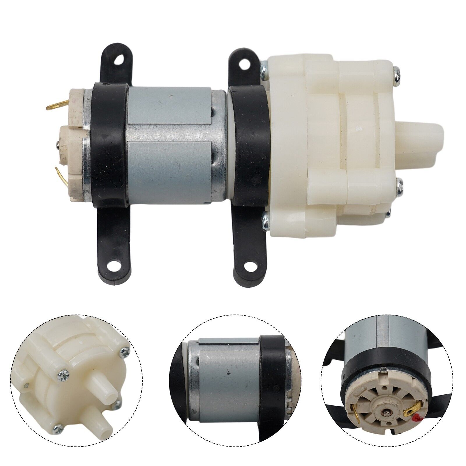 Plumbing Accessories Diaphragm Pump Circular 1.5-2L/Min 90mm*40mm*35mm Aquarium