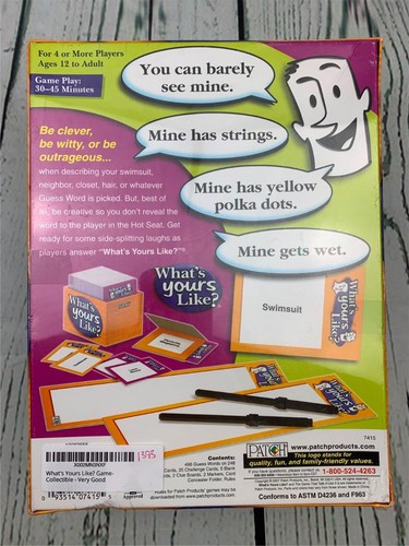 Hilarious Party Card Game Describe What Your Guess Word is Like Ages 12+ - 第 2/2 張圖片