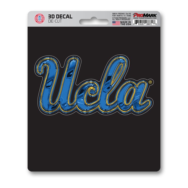 UCLA Bruins Vinyl 3d Logo Decal Sticker Car Auto Truck NCAA for sale