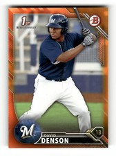 David Denson 2016 Bowman Prospects Orange #BP30 8/25