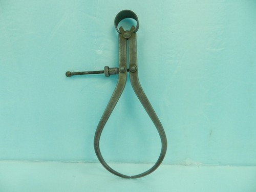 STARRETT ANTIK DIE L.S. Co. 6" AUSSENBREMSSATTEL mit seltener ""markierter"" 1905 GLEITMUTTER - Bild 8 von 12