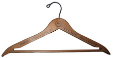 Vtg Sheraton Hotels  Motor Inns wooden suit clothes hanger, advertising