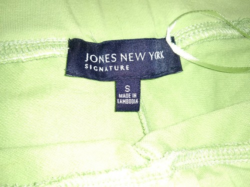 Jones new york sport pants Small- cotton/spandex-straight cut~ NWT - Picture 4 of 5