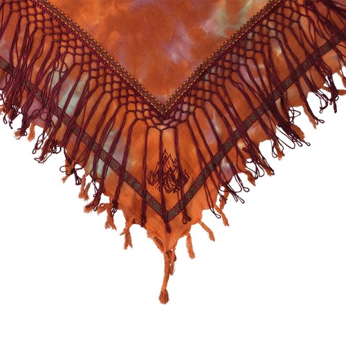 Shangri Love Elementi di stoffa Terra tiedye Shemagh Sciarpa Arafat - Picture 4 of 10