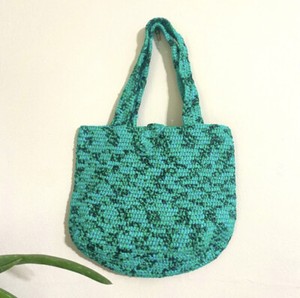 crochet using plastic bolsas