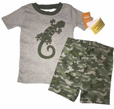 Gymboree Boy 14 Green Camouflage Lizard Iguana Two-Piece Shorties GYMMIES New