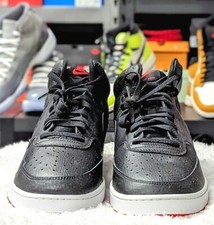 Nike COURT VISION MID Men's Black Red CD5466 005 Athletic Sneaker Shoes Sz13